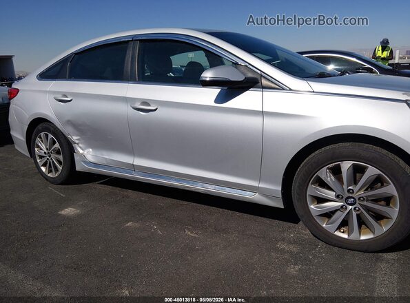 5NPE34AF5HH528543 2017 HYUNDAI SONATA Silver 