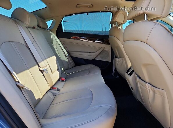 5NPE34AF5HH577998 2017 HYUNDAI SONATA Blue Вид задніх сидінь