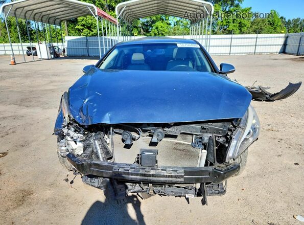 5NPE34AF5HH577998 2017 HYUNDAI SONATA Blue Вид спереду
