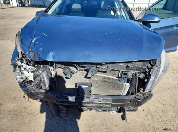 5NPE34AF5HH577998 2017 HYUNDAI SONATA Blue Вид задньої частини салону