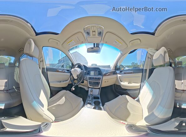 5NPE34AF5HH577998 2017 HYUNDAI SONATA Blue Панорамний вид салону 360°