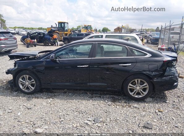 5NPE34AF5JH617325 2018 HYUNDAI SONATA Черный Панорамный вид салона 360°