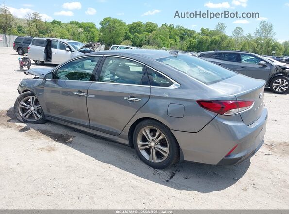 5NPE34AF5JH633363 2018 HYUNDAI SONATA Gray Tył lewy
