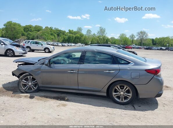 5NPE34AF5JH633363 2018 HYUNDAI SONATA Gray Widok wnętrza 360 stopni