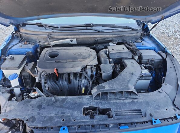 5NPE34AF5JH660532 2018 HYUNDAI SONATA Blue 