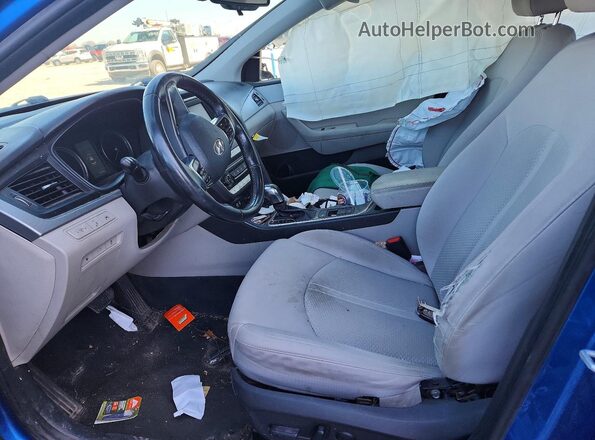 5NPE34AF5JH660532 2018 HYUNDAI SONATA Blue 