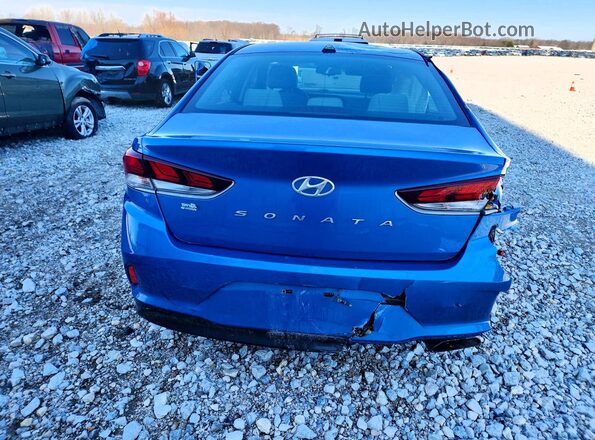 5NPE34AF5JH660532 2018 HYUNDAI SONATA Blue 
