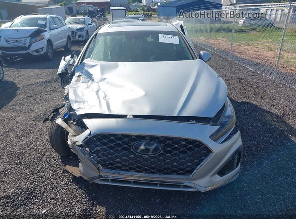 5NPE34AF5JH717229 2018 HYUNDAI SONATA Silver 