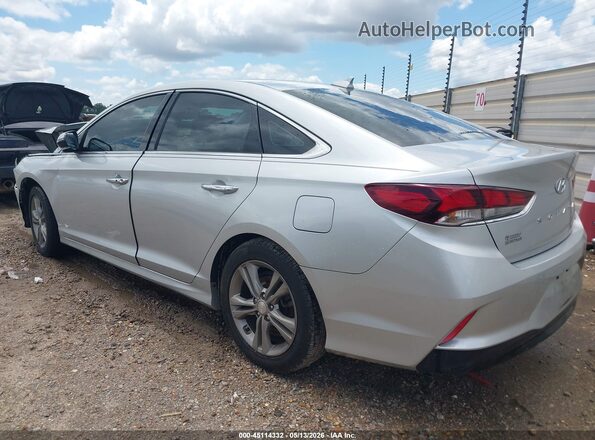 5NPE34AF5JH724214 2018 HYUNDAI SONATA Silver უკანა მარცხენა