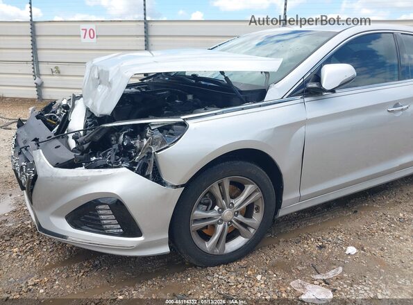5NPE34AF5JH724214 2018 HYUNDAI SONATA Silver წინა ხედი