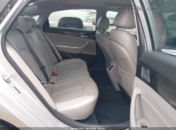 5NPE34AF5JH724214 2018 HYUNDAI SONATA Silver VIN კოდის სტიკერის ხედი