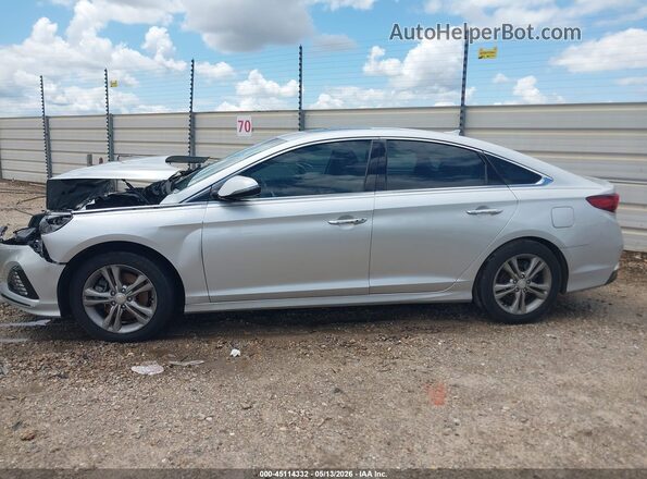 5NPE34AF5JH724214 2018 HYUNDAI SONATA Silver სალონის 360-გრადუსიანი ხედი