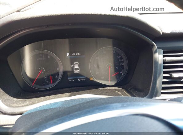 5NPE34AF5KH773401 2019 HYUNDAI SONATA Red Vista de los asientos traseros