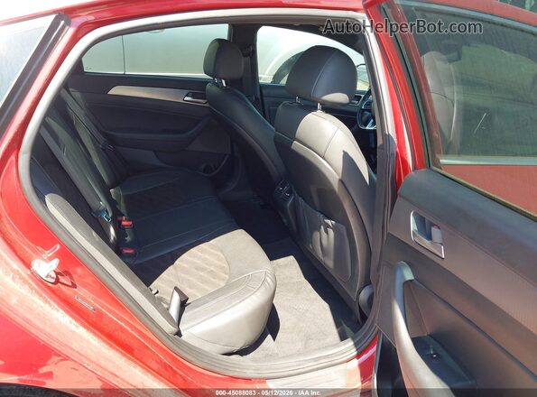 5NPE34AF5KH773401 2019 HYUNDAI SONATA Red Vista de la etiqueta del VIN