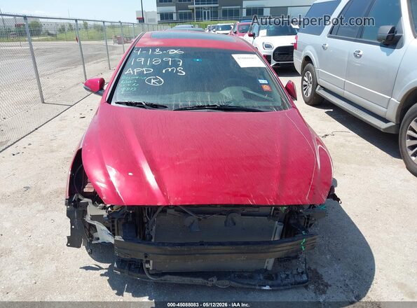 5NPE34AF5KH773401 2019 HYUNDAI SONATA Red Vista del cuadro de instrumentos