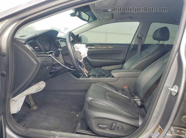 5NPE34AF5KH779800 2019 HYUNDAI SONATA Серый Вид салона спереди