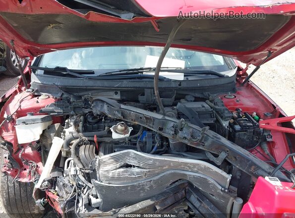5NPE34AF5KH808762 2019 HYUNDAI SONATA Red Rear view