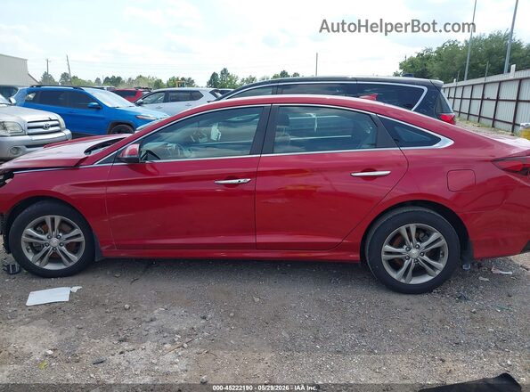 5NPE34AF5KH808762 2019 HYUNDAI SONATA Red 360 interior view