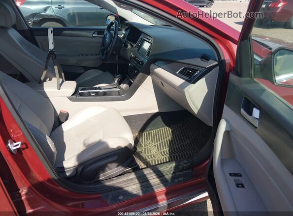 5NPE34AF6GH266787 2016 HYUNDAI SONATA Red Front interior view