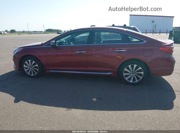 5NPE34AF6GH266787 2016 HYUNDAI SONATA Red 360 interior view