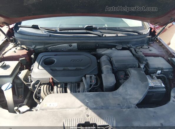 5NPE34AF6GH266787 2016 HYUNDAI SONATA Red Rear view
