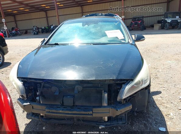 5NPE34AF6GH277028 2016 HYUNDAI SONATA Черный Вид задней части салона