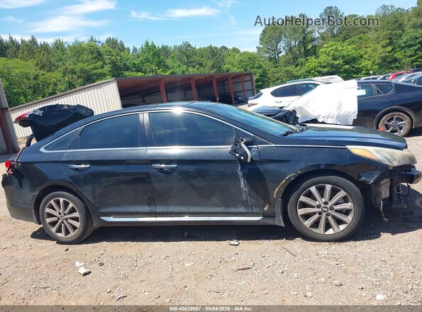 5NPE34AF6GH277028 2016 HYUNDAI SONATA Черный Панорамный вид салона 360°