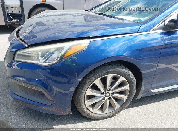 5NPE34AF6GH315759 2016 HYUNDAI SONATA Blue 