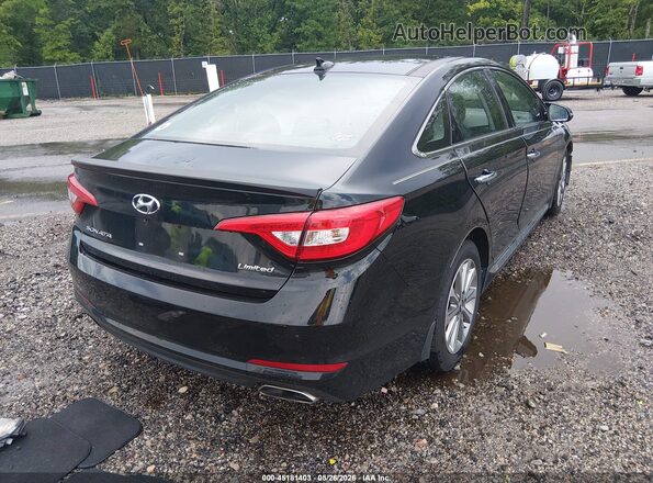 5NPE34AF6GH390025 2016 HYUNDAI SONATA Black Trasero derecho