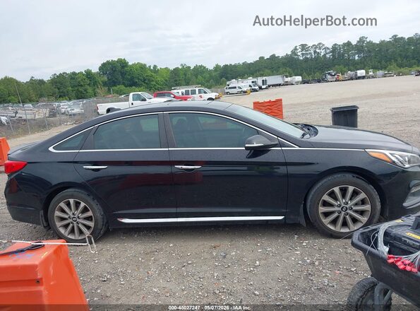 5NPE34AF6GH408328 2016 HYUNDAI SONATA Black Vista interior trasera
