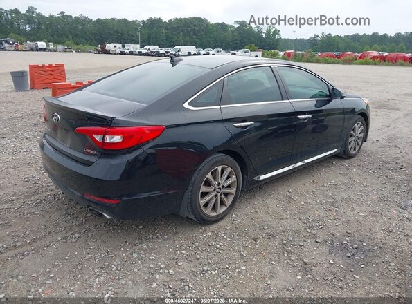 5NPE34AF6GH408328 2016 HYUNDAI SONATA Black Trasero derecho
