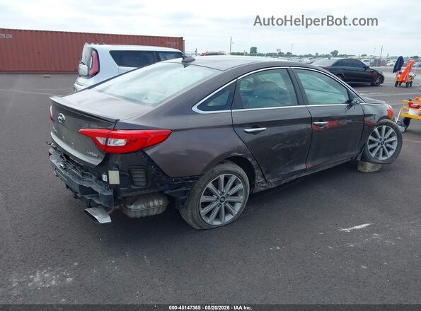 5NPE34AF6GH415103 2016 HYUNDAI SONATA Brown Rear right
