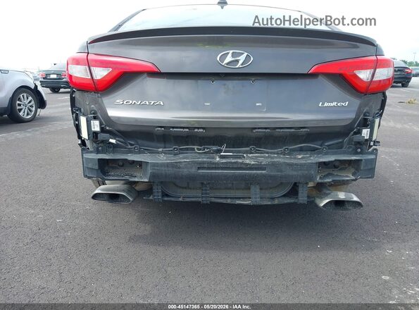 5NPE34AF6GH415103 2016 HYUNDAI SONATA Brown Front view