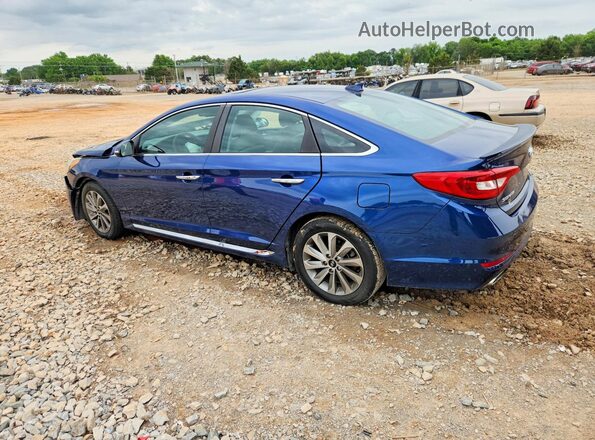 5NPE34AF6HH490496 2017 HYUNDAI SONATA Blue უკანა მარცხენა