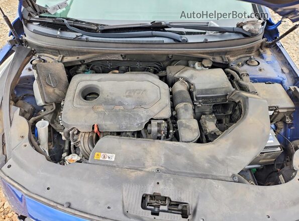 5NPE34AF6HH490496 2017 HYUNDAI SONATA Blue უკანა სალონის ხედი