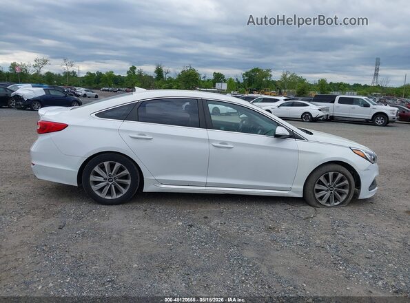5NPE34AF6HH547280 2017 HYUNDAI SONATA White უკანა სალონის ხედი