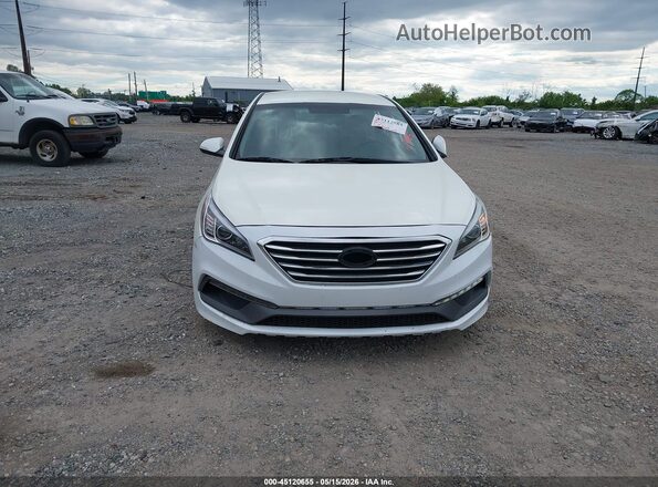 5NPE34AF6HH547280 2017 HYUNDAI SONATA White ხელსაწყოთა პანელის ხედი