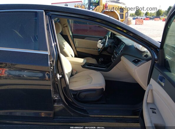5NPE34AF6JH606351 2018 HYUNDAI SONATA Black Vista interior delantera