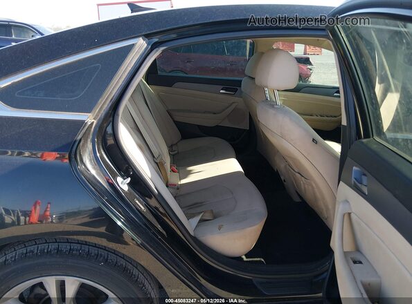 5NPE34AF6JH606351 2018 HYUNDAI SONATA Black Vista de la etiqueta del VIN
