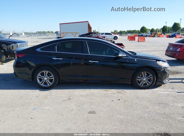 5NPE34AF6JH606351 2018 HYUNDAI SONATA Black Vista interior de 360 grados