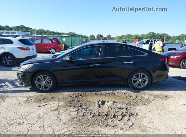 5NPE34AF6JH606351 2018 HYUNDAI SONATA Black 