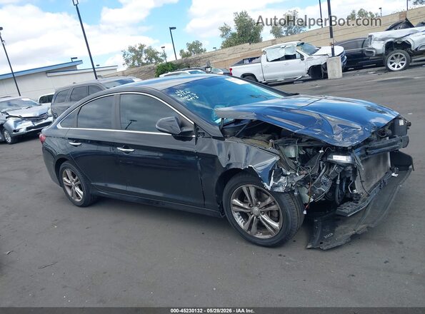 5NPE34AF6JH666873 2018 HYUNDAI SONATA Black 360 interior view