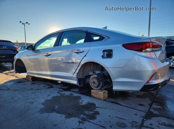 5NPE34AF6KH757031 2019 HYUNDAI SONATA Серебряный Задняя левая четверть