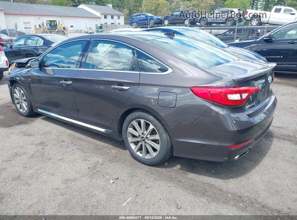 5NPE34AF7GH424330 2016 HYUNDAI SONATA Brown Задня ліва чверть