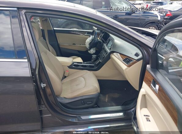 5NPE34AF7GH424330 2016 HYUNDAI SONATA Brown Вид салону спереду