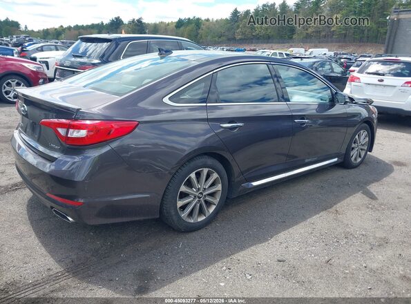 5NPE34AF7GH424330 2016 HYUNDAI SONATA Brown Задня права чверть