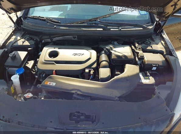 5NPE34AF7HH455742 2017 HYUNDAI SONATA Black Widok z tyłu