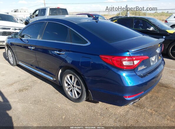 5NPE34AF7HH483265 2017 HYUNDAI SONATA Blue Tył lewy