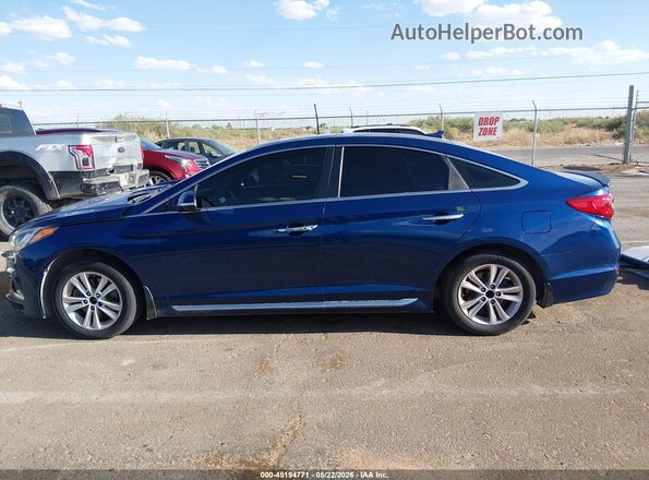5NPE34AF7HH483265 2017 HYUNDAI SONATA Blue Widok wnętrza 360 stopni