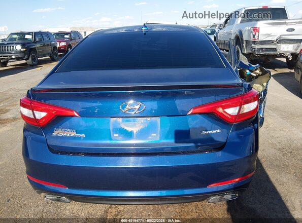 5NPE34AF7HH483265 2017 HYUNDAI SONATA Blue 